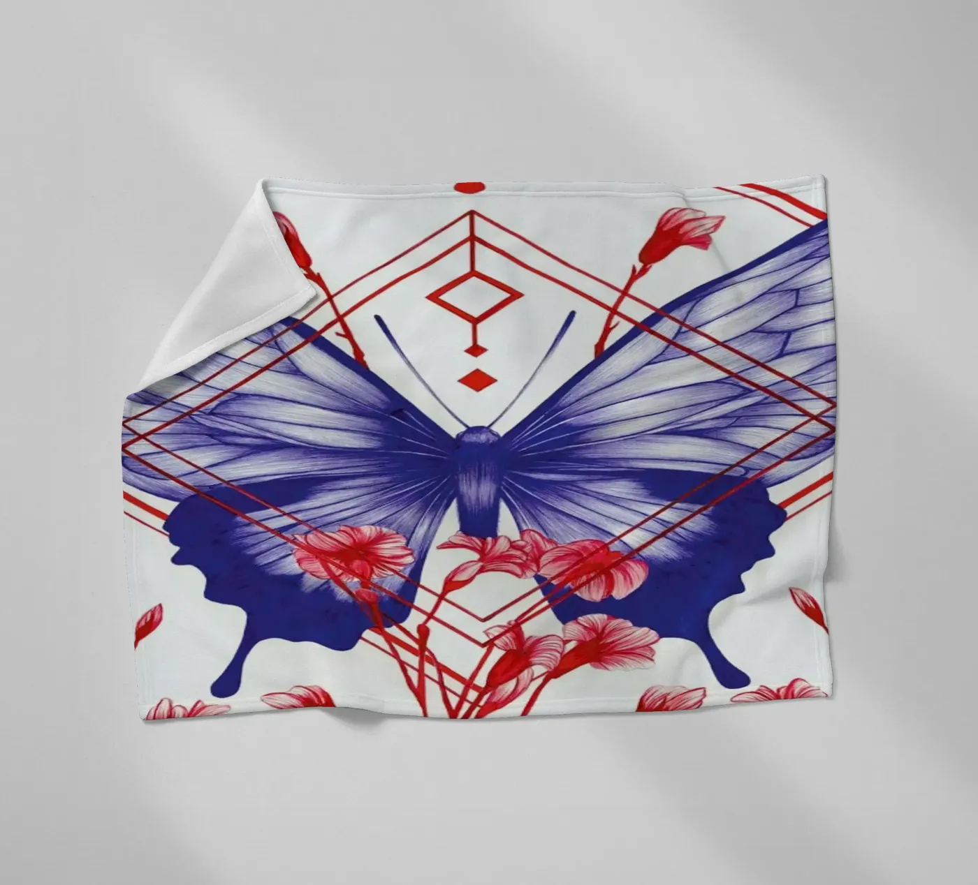 Evolution 1 fleece blanket by The White Deer
