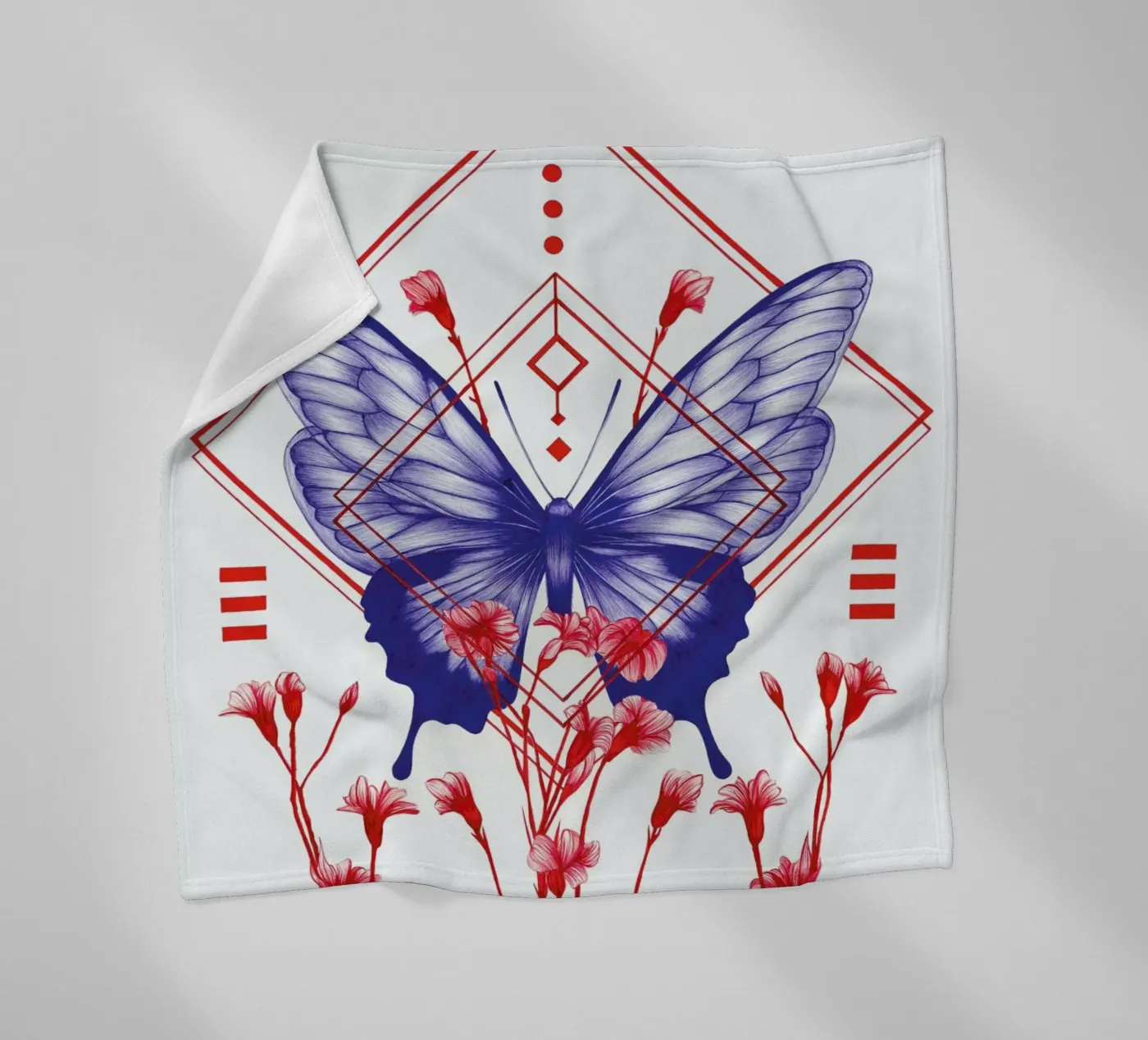 Evolution 1 fleece blanket by The White Deer