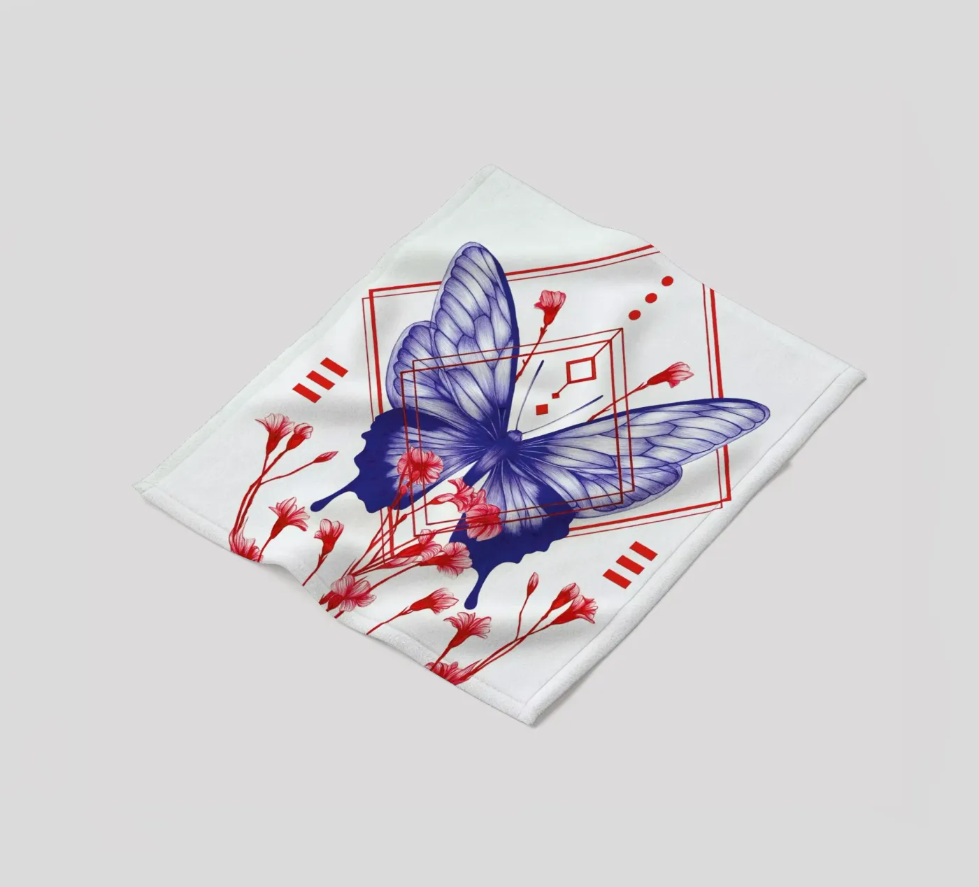 Evolution 1 fleece blanket by The White Deer