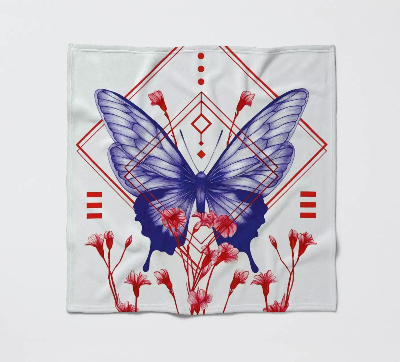 Evolution 1 fleece blanket by The White Deer
