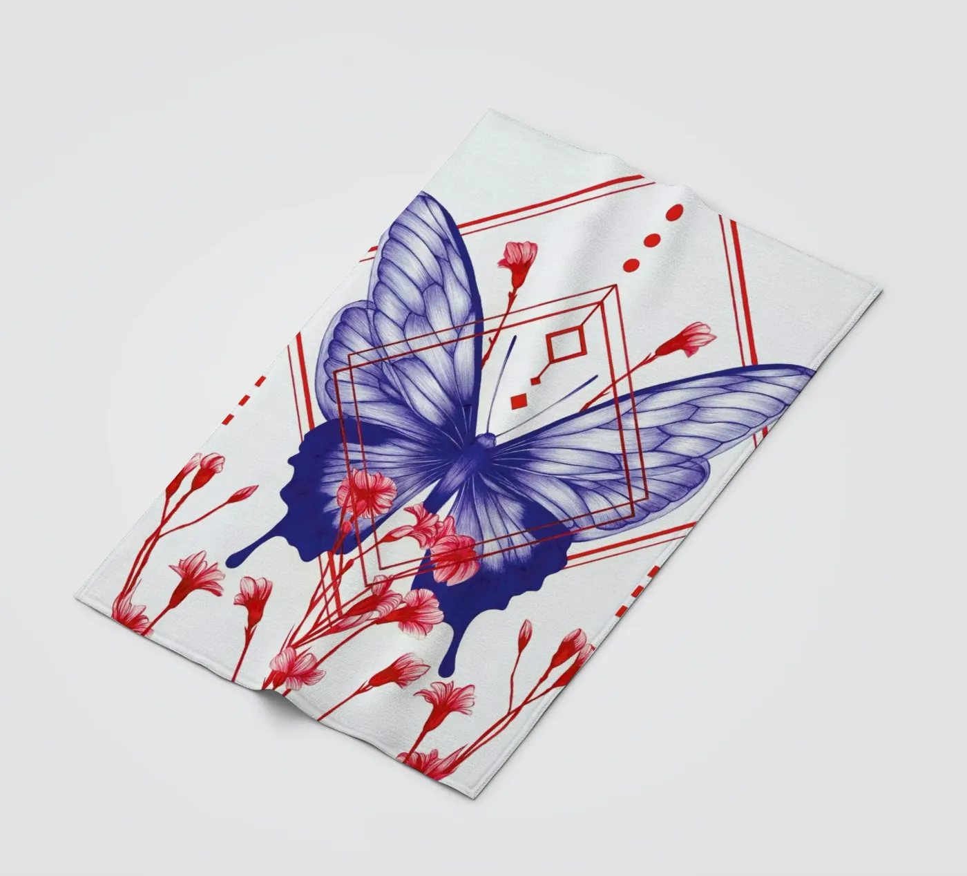 Evolution 1 fleece blanket by The White Deer