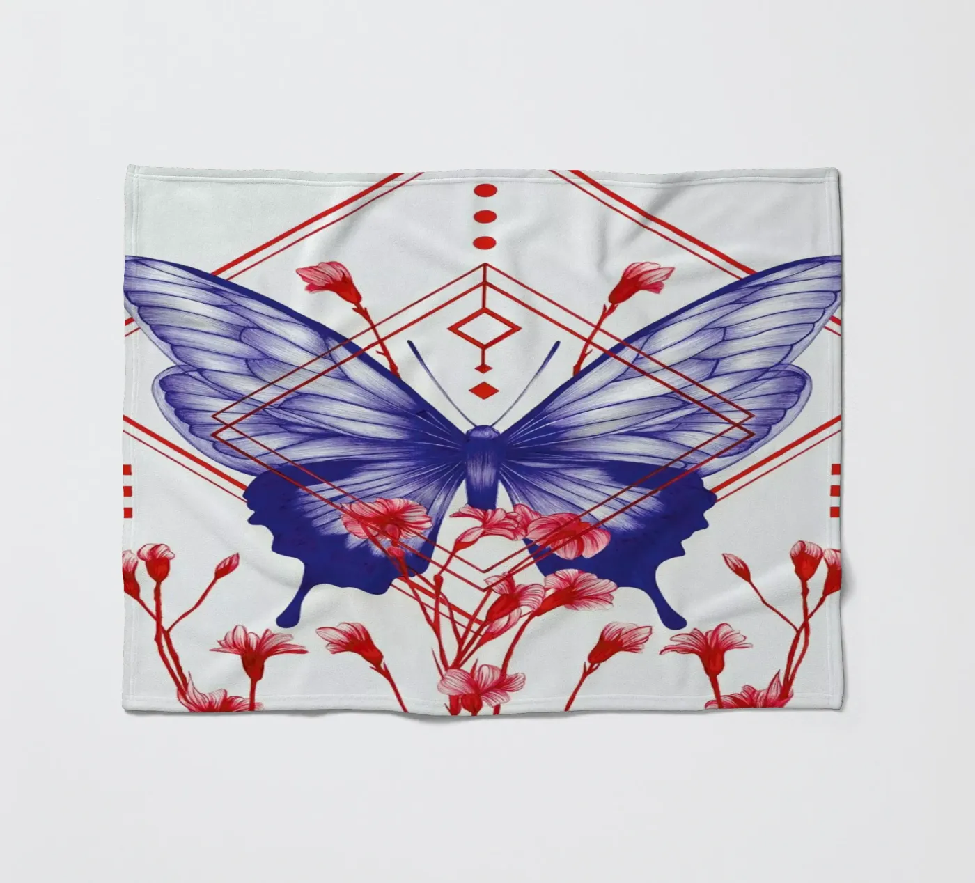 Evolution 1 fleece blanket by The White Deer