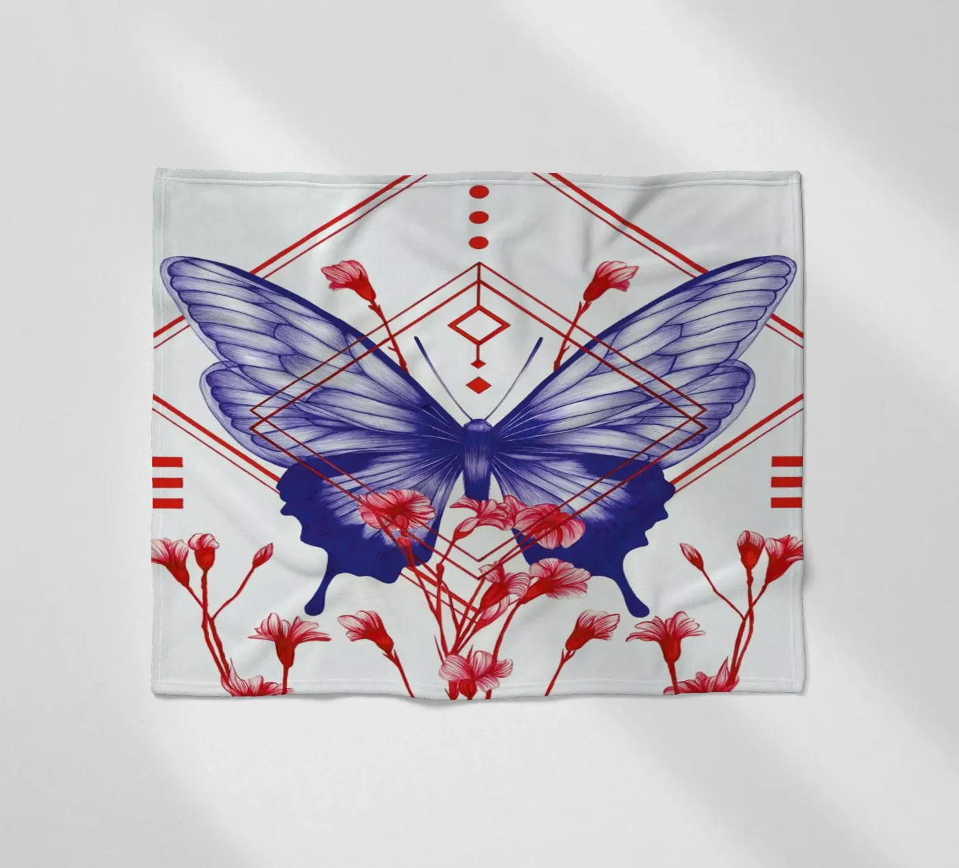 Evolution 1 fleece blanket by The White Deer