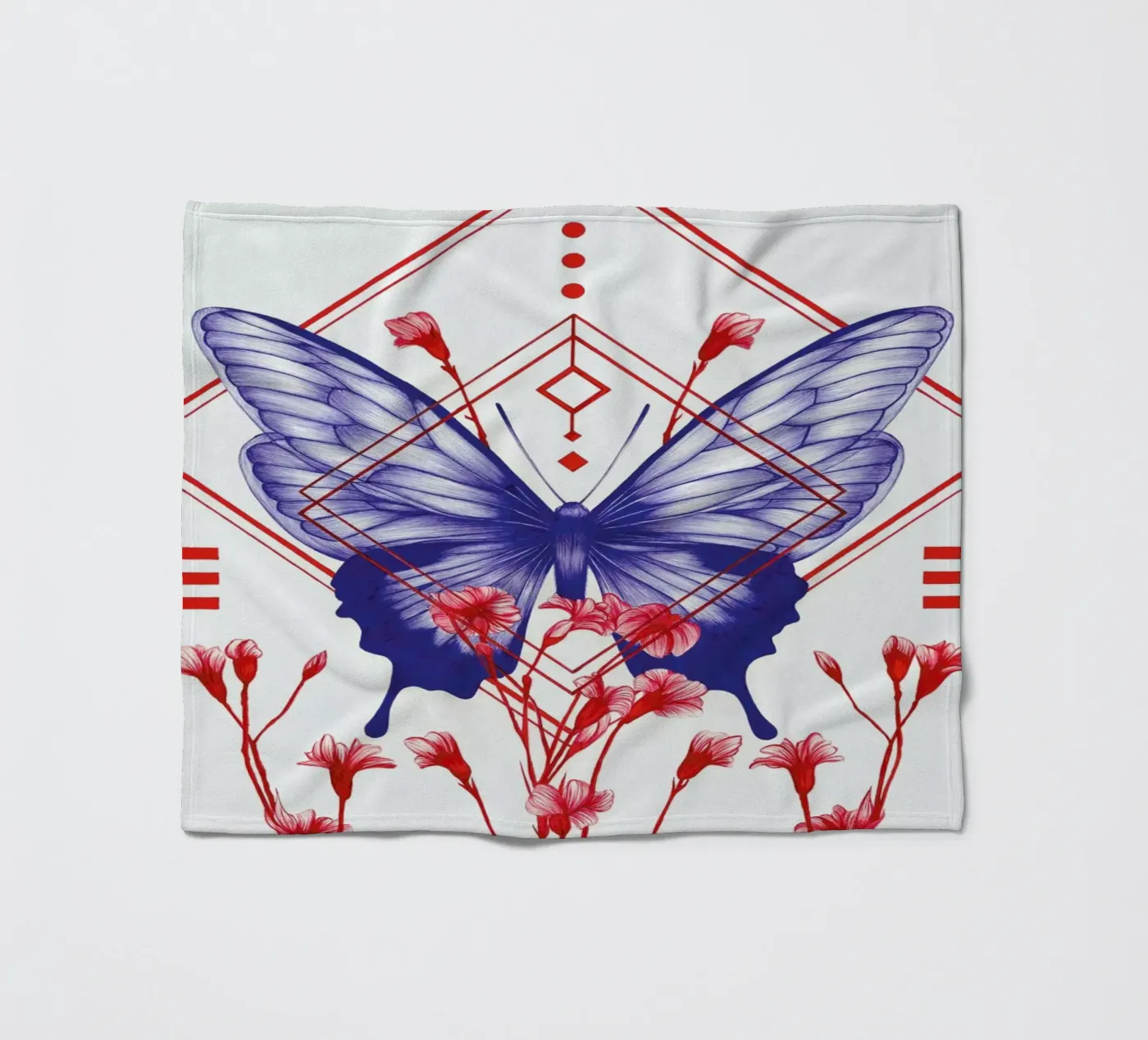Evolution 1 fleece blanket by The White Deer
