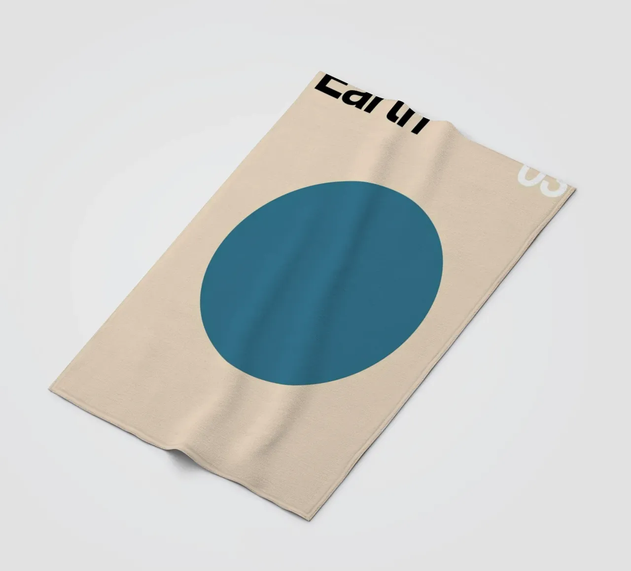 Earth 03 fleece blanket by Florent Bodart