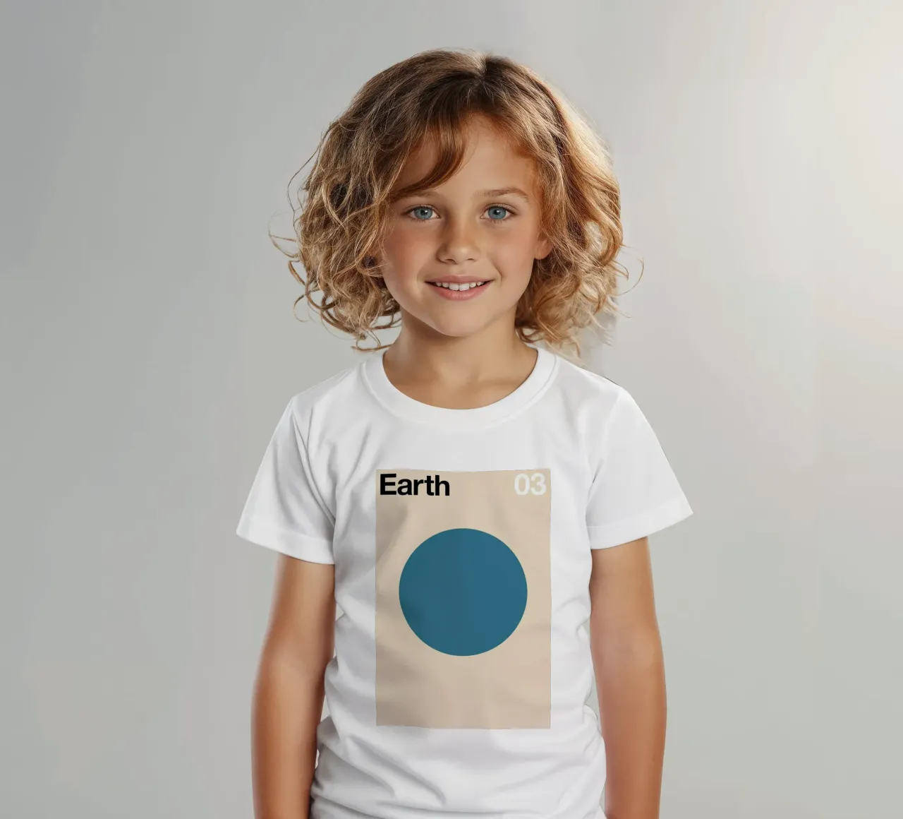 Earth 03 kids t-shirt by Florent Bodart