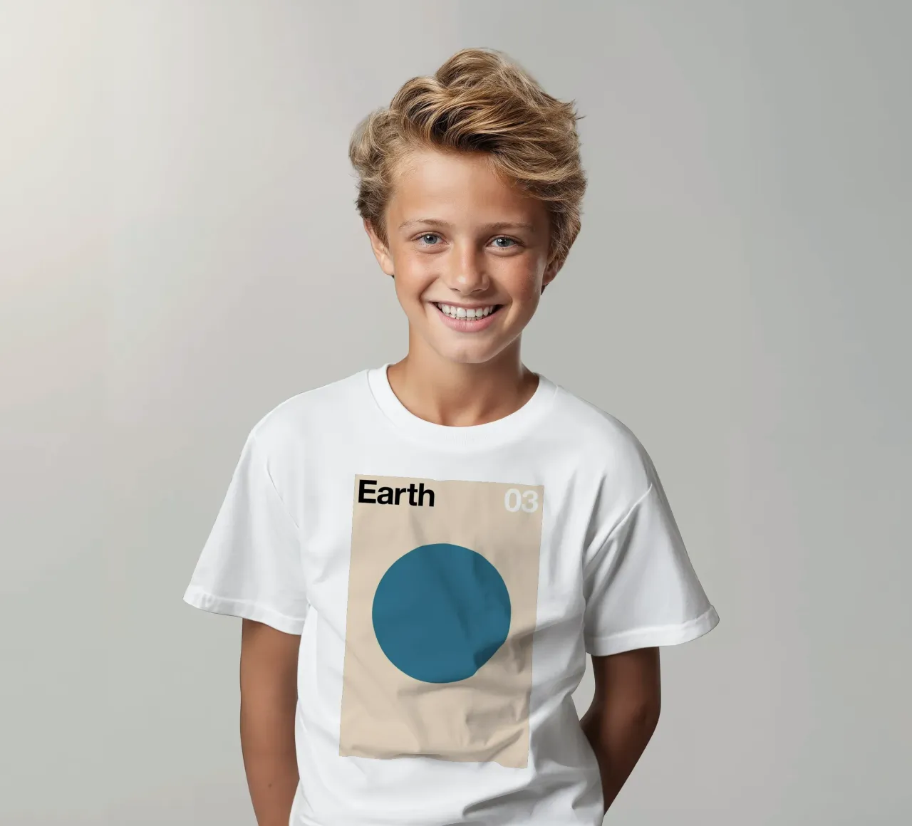 Earth 03 kids t-shirt by Florent Bodart