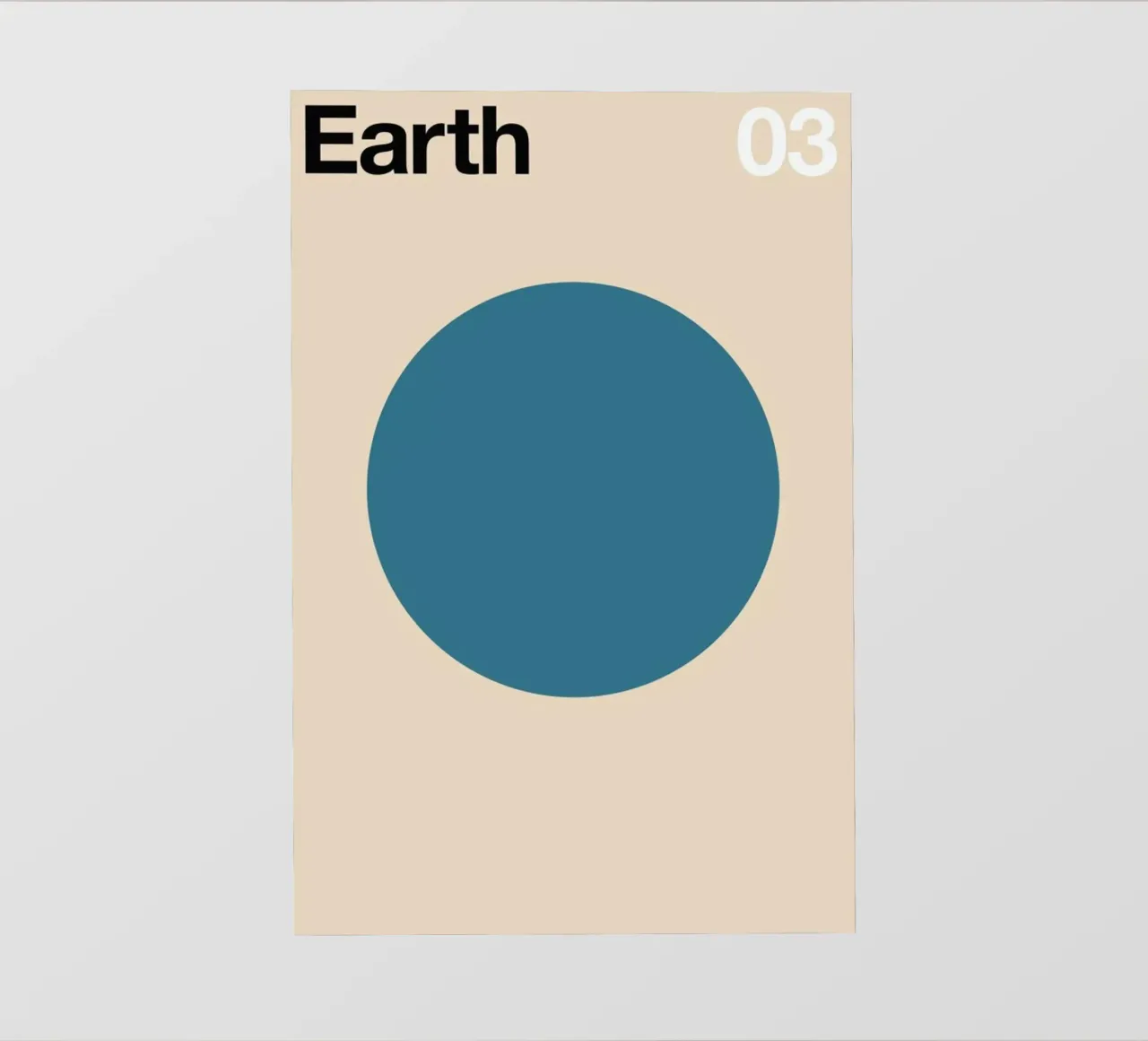 Earth 03 backlit film by Florent Bodart