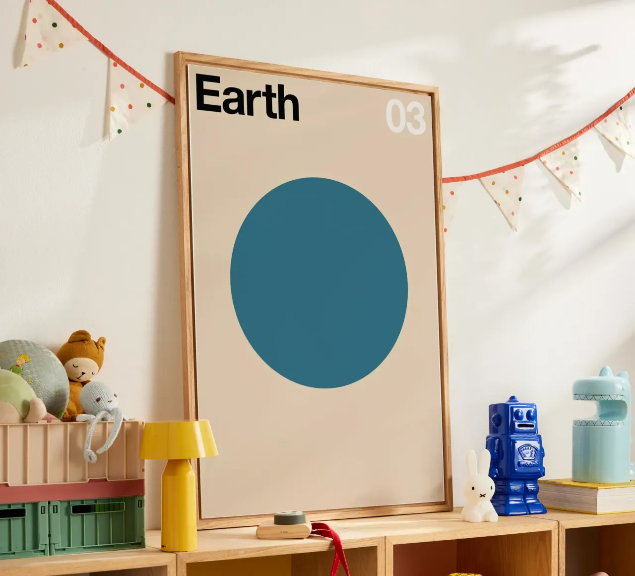 Earth 03 acrylic glass by Florent Bodart