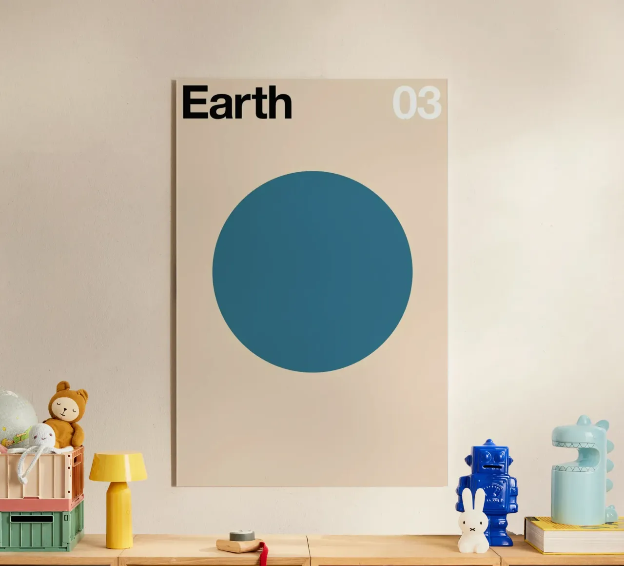 Earth 03 acrylic glass by Florent Bodart