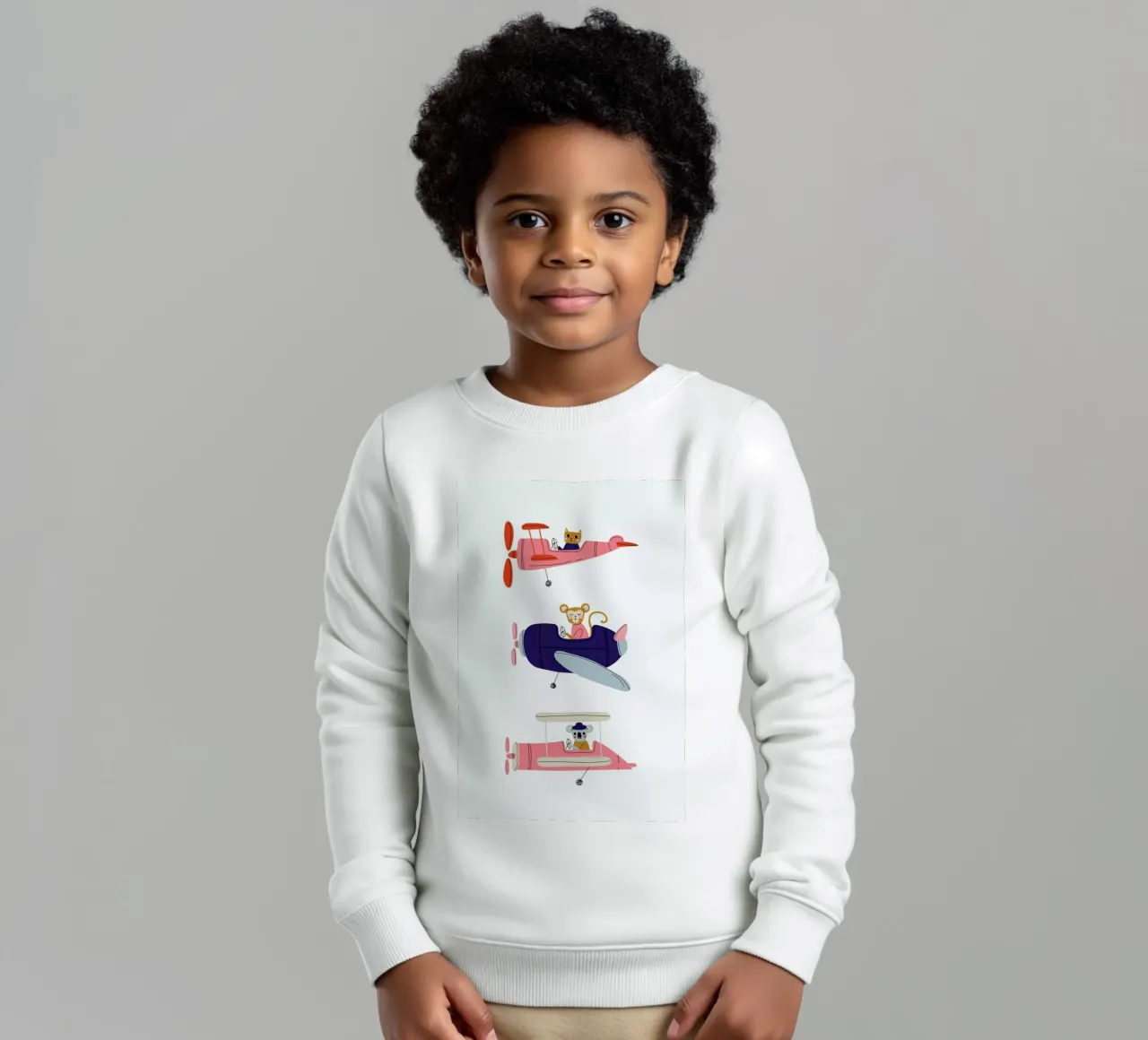 Aeroplane Race III felpa bambino da Little Flourishes