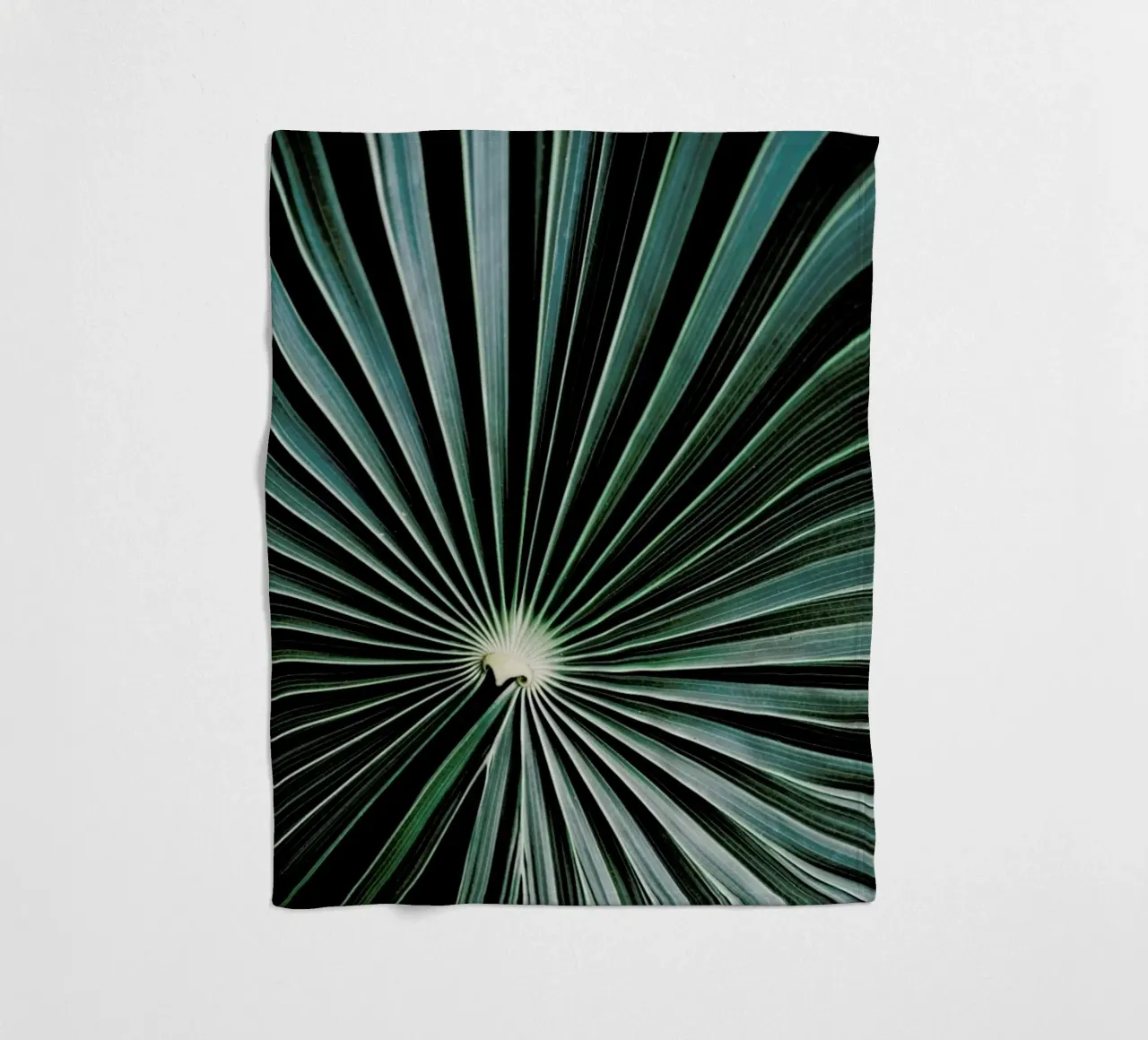 Radial fleece blanket by Flora & Fauna