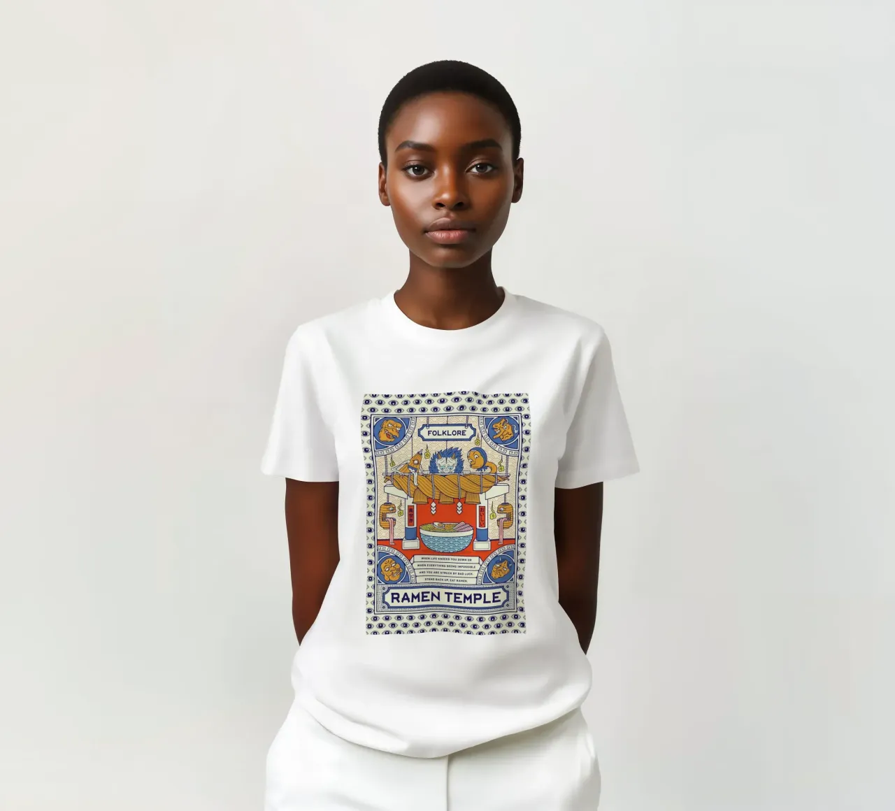 Ramen Temple Folklore t-shirt da daylight design studio