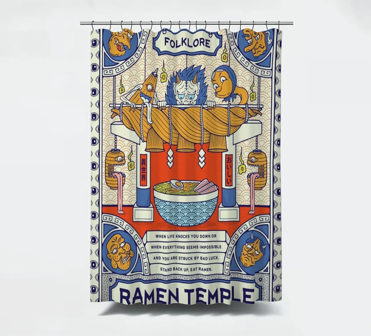 Ramen Temple Folklore tenda da doccia da daylight design studio