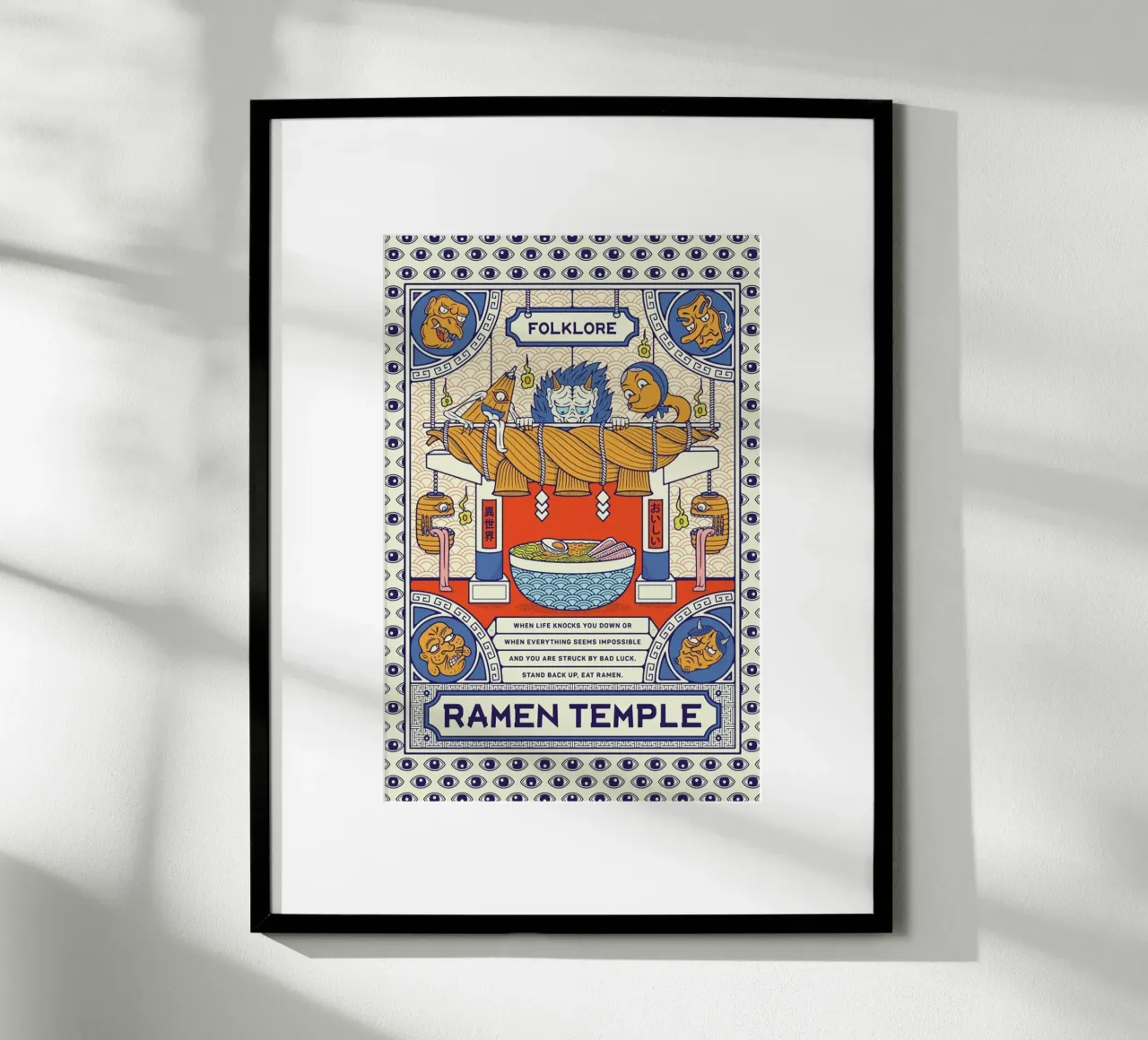Ramen Temple Folklore carta hahnemühle da daylight design studio