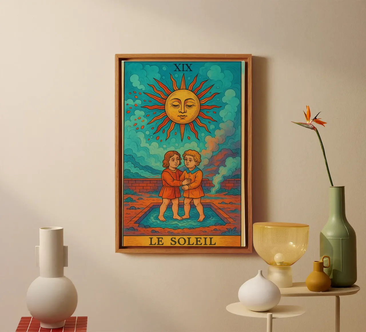 Le Soleil XIX canvas by MysticPixel