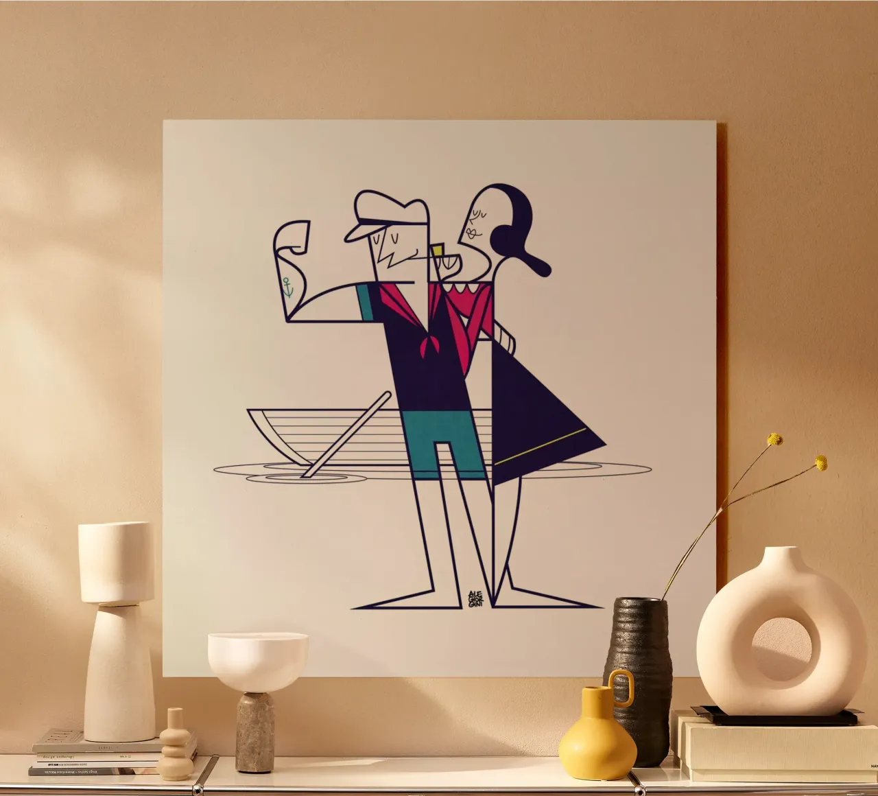 We will sail away plexiglass da Ale Giorgini