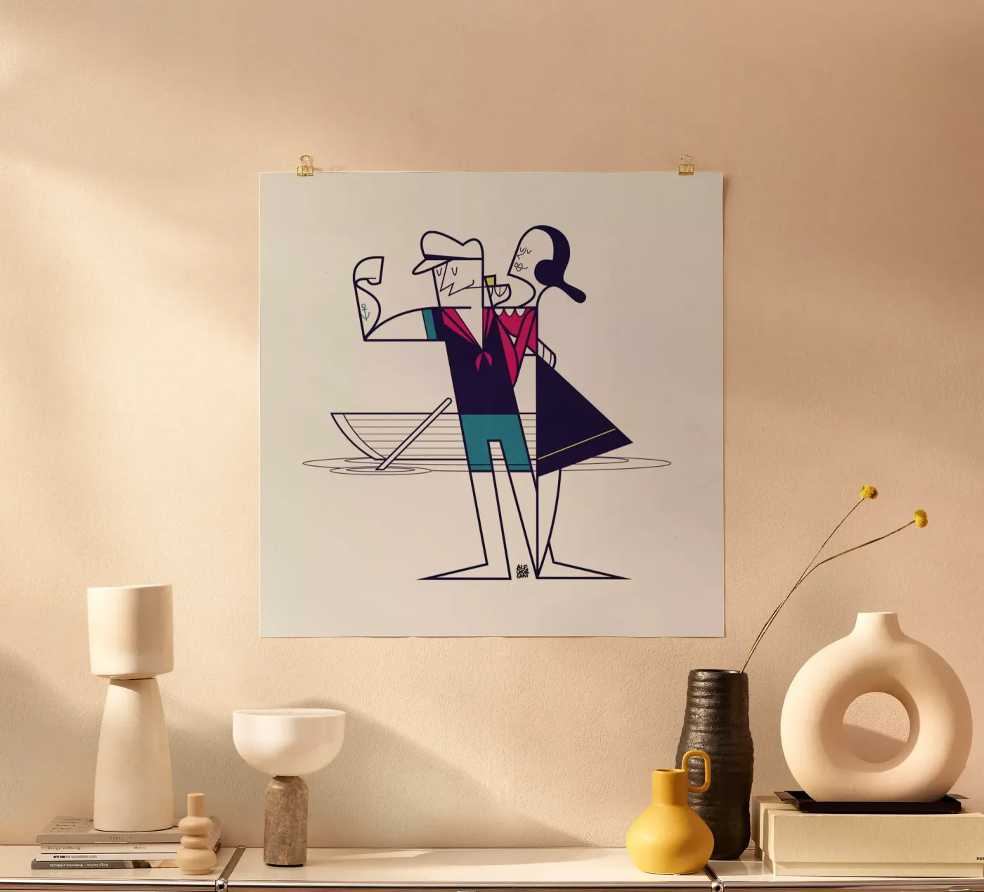 We will sail away poster da Ale Giorgini