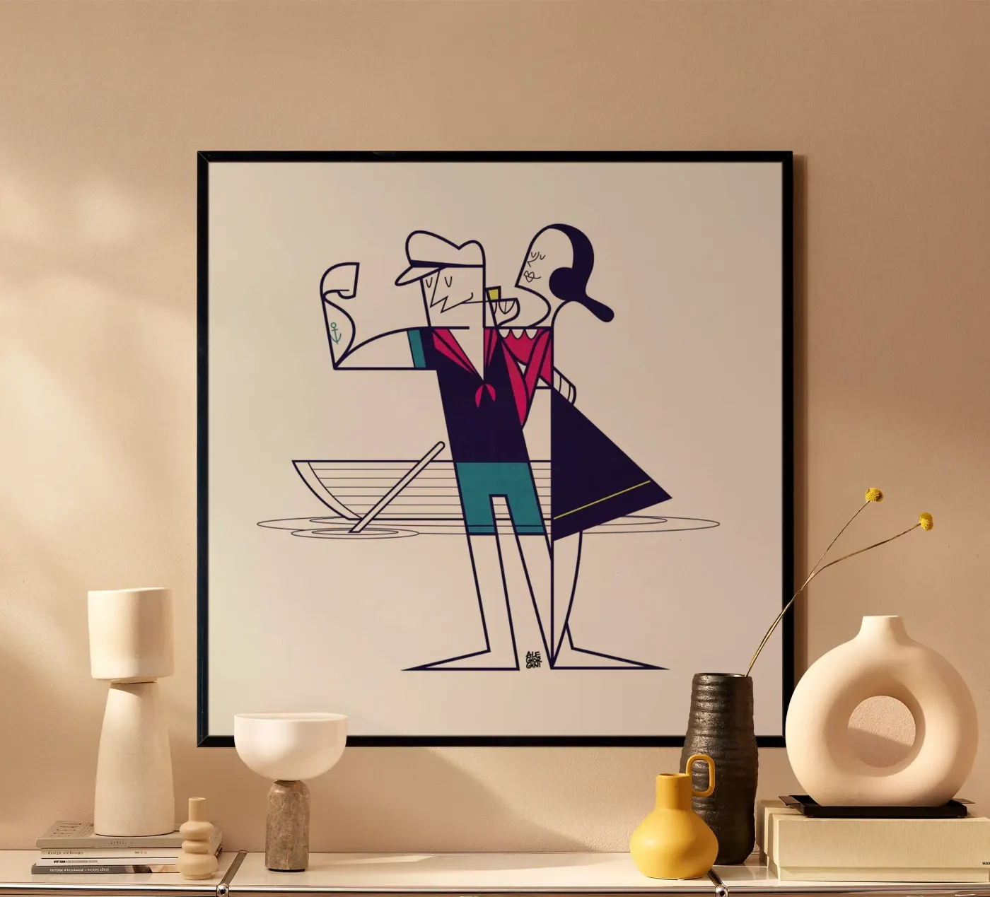 We will sail away poster da Ale Giorgini