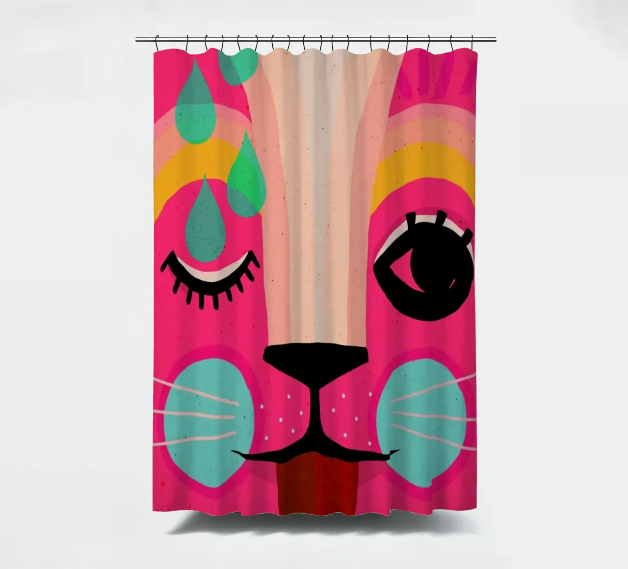 Neon! shower curtain by treechild