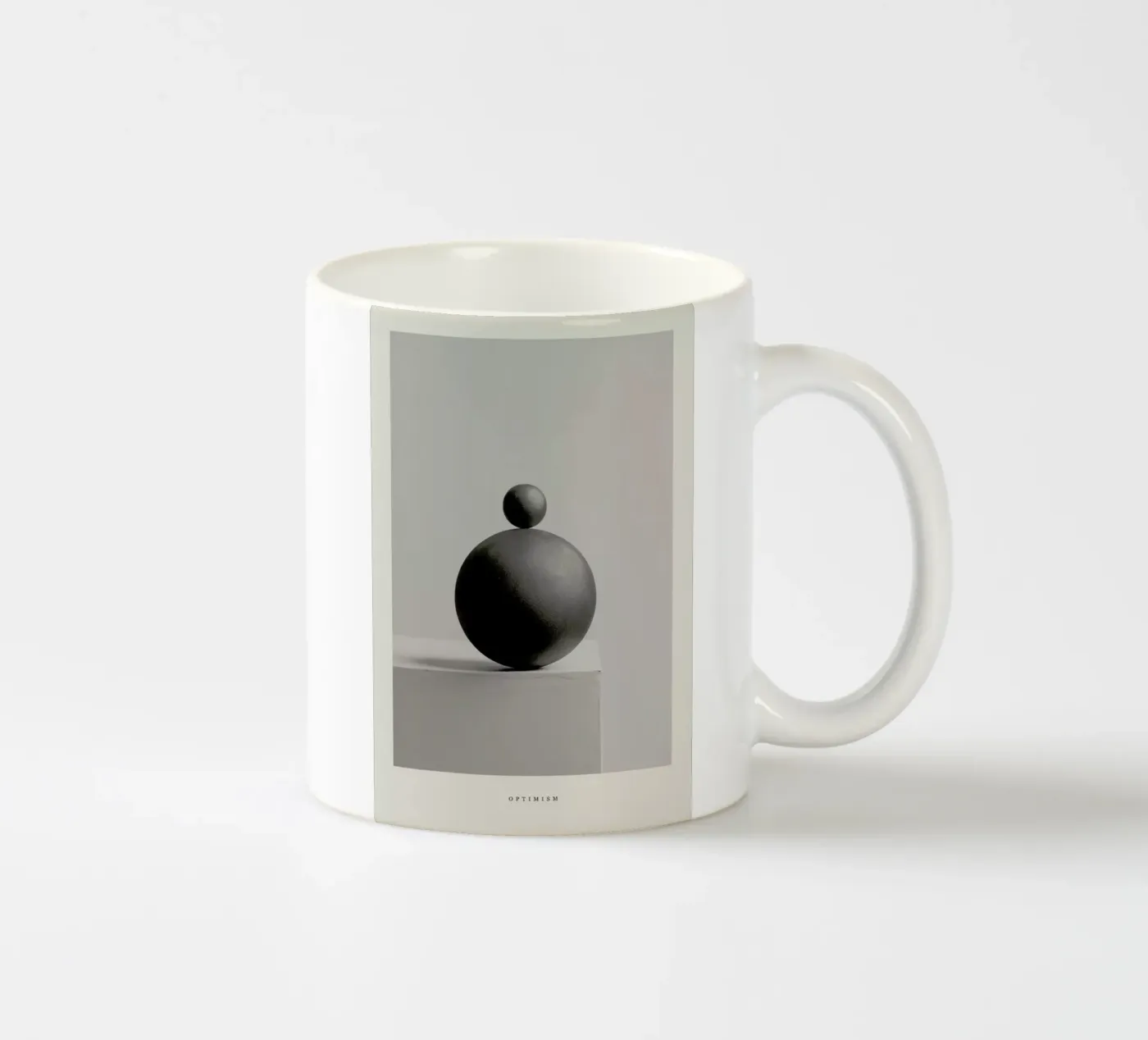 Optimism ceramic mug by Graphite
