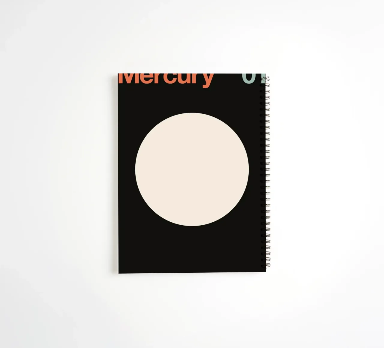 Mercury 01 spiral notebook by Florent Bodart