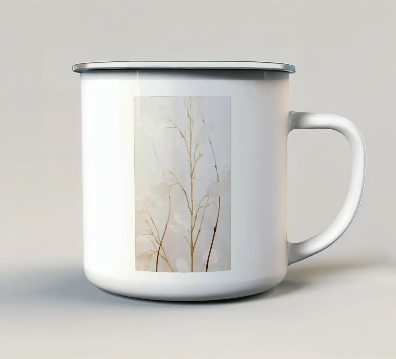 Abstract — Flowers II tazza in smalto da Sebastian Hilgetag