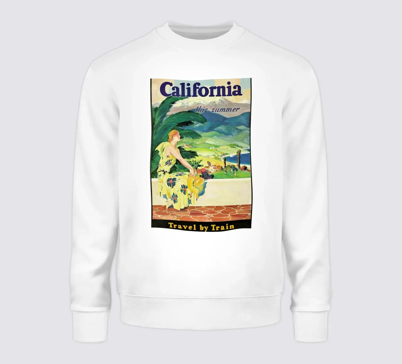 California - Travel by Train felpa da ARTOTHEK