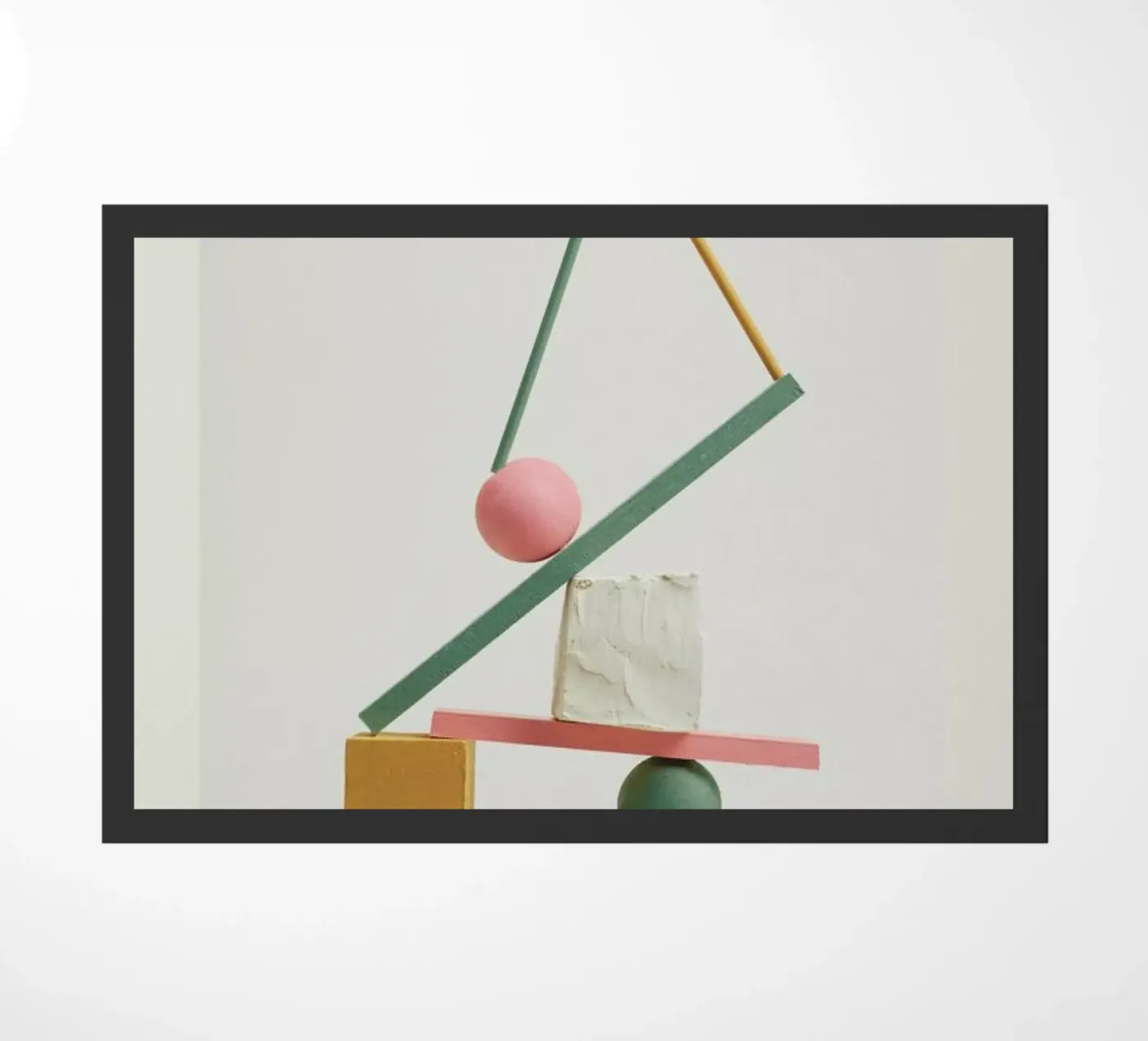 Precision II deurmat van Graphite