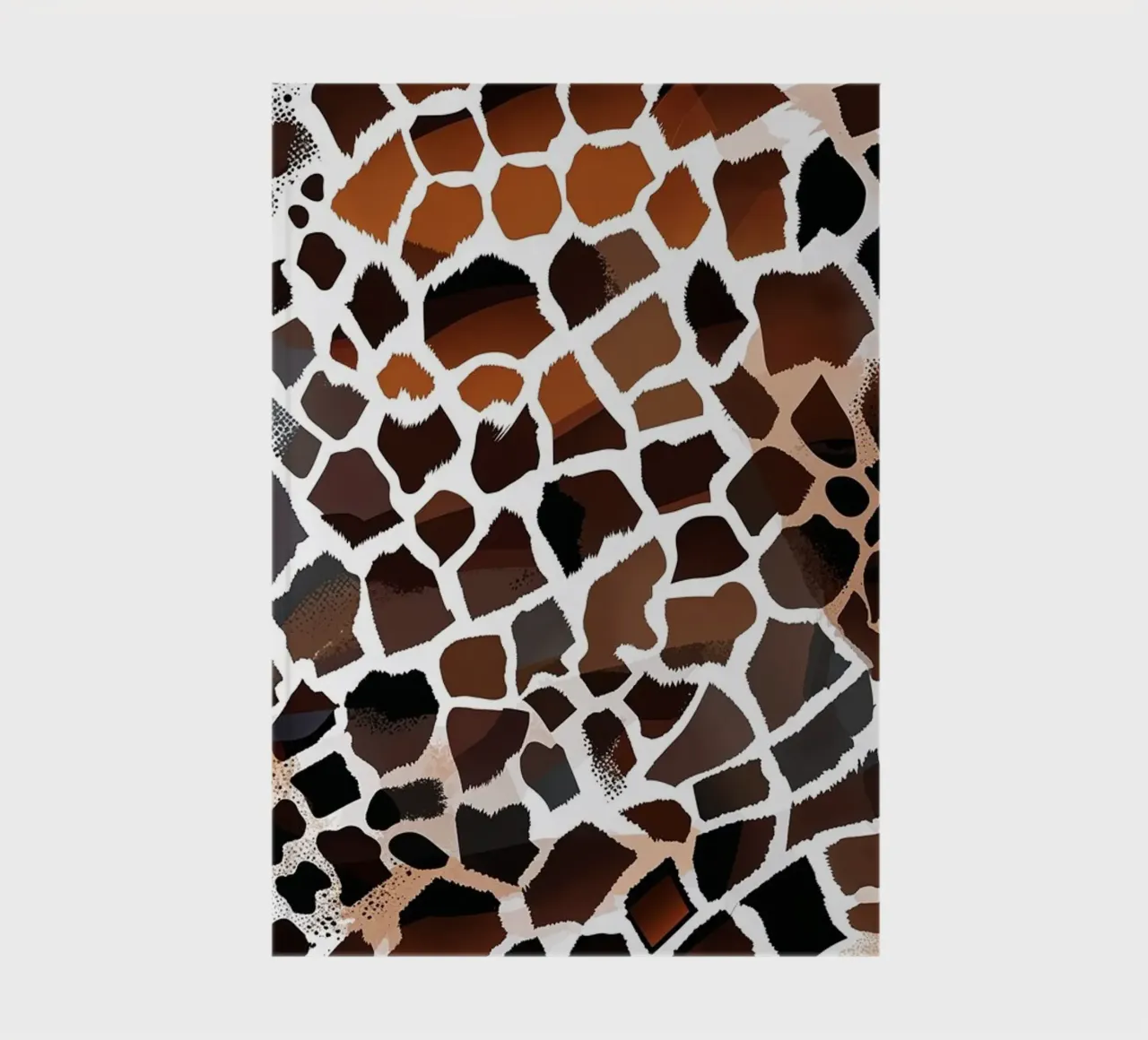 Animal Print Pattern notebook by Shark Printables