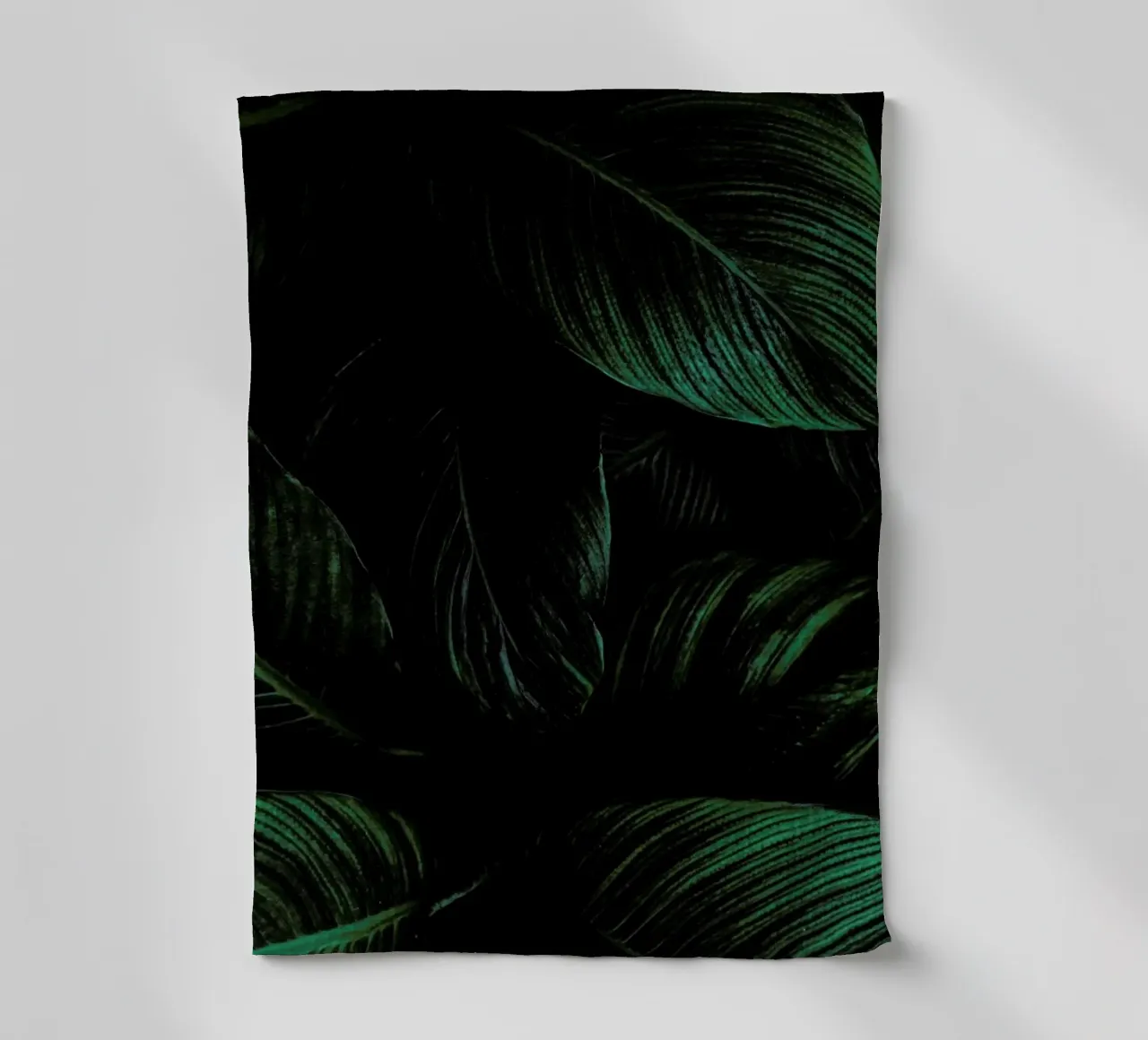 Layered Leaves tea towel by Flora & Fauna