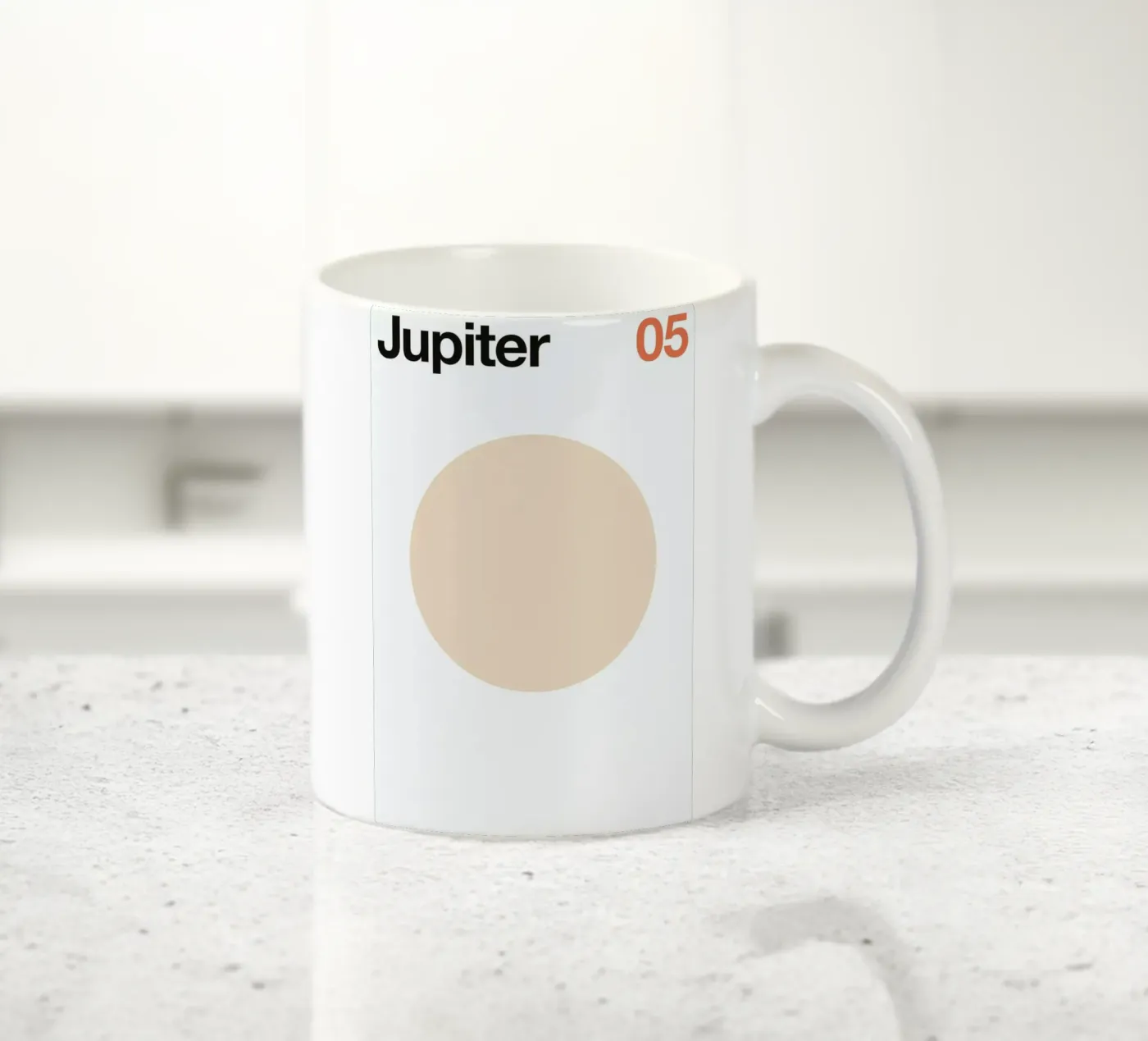 Jupiter 05 ceramic mug by Florent Bodart
