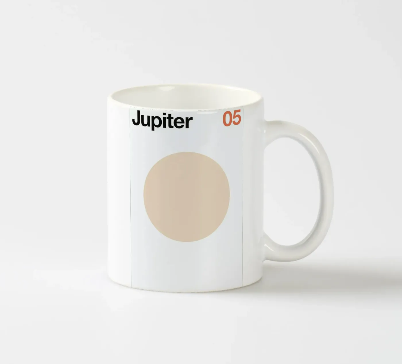 Jupiter 05 ceramic mug by Florent Bodart