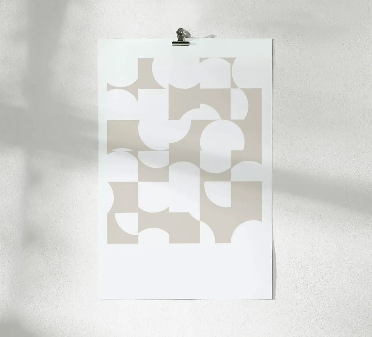 Circle Light poster con telaio in legno da 170QM