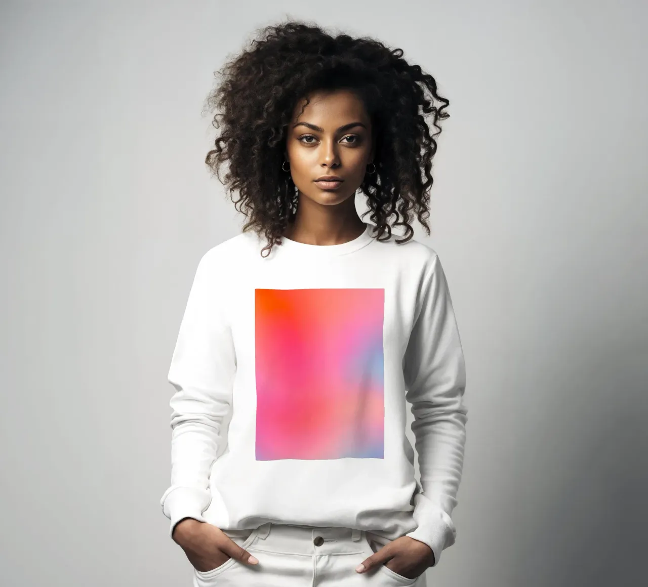 Pinkorange mood sudadera de Ohkimiko