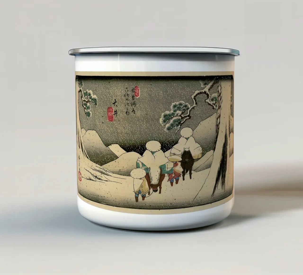 Hiroshige - Oi tazza in smalto da ARTOTHEK