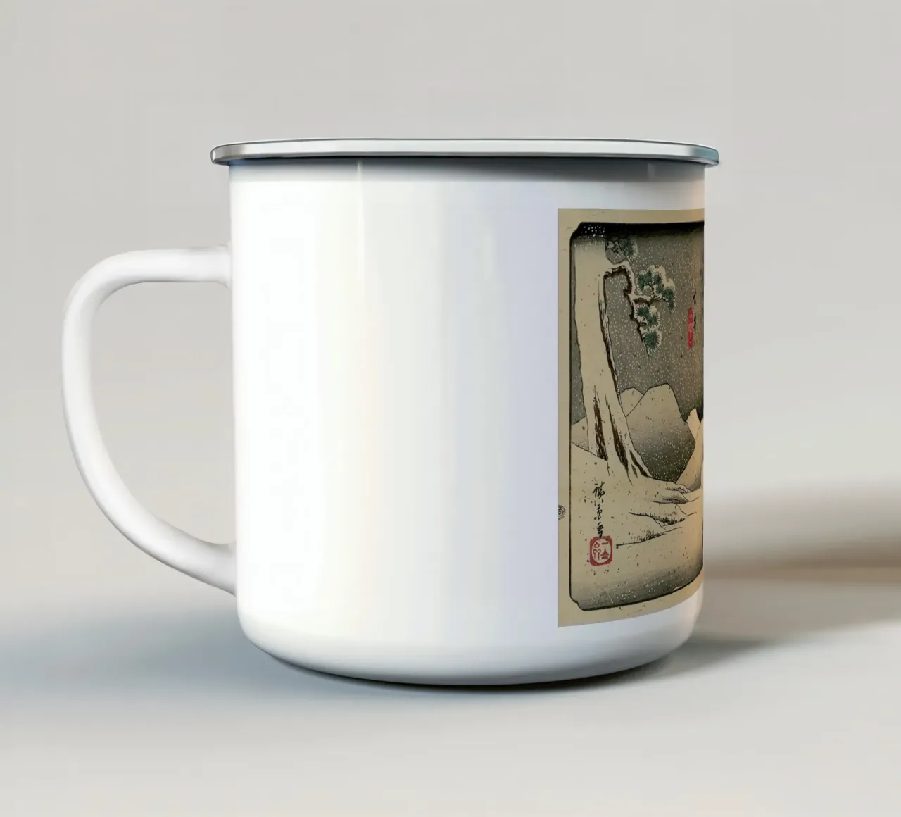 Hiroshige - Oi tazza in smalto da ARTOTHEK