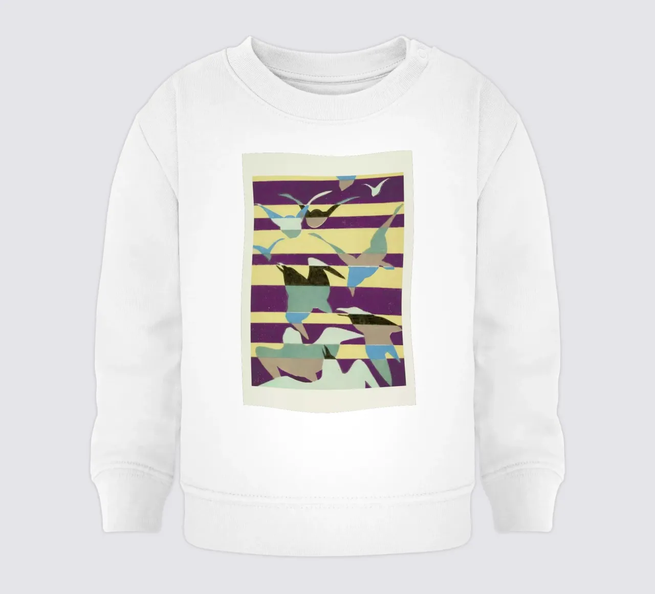 Shin-Bijutsukai - Linear Flight Baby Sweatshirt von Vintage by JUNIQE