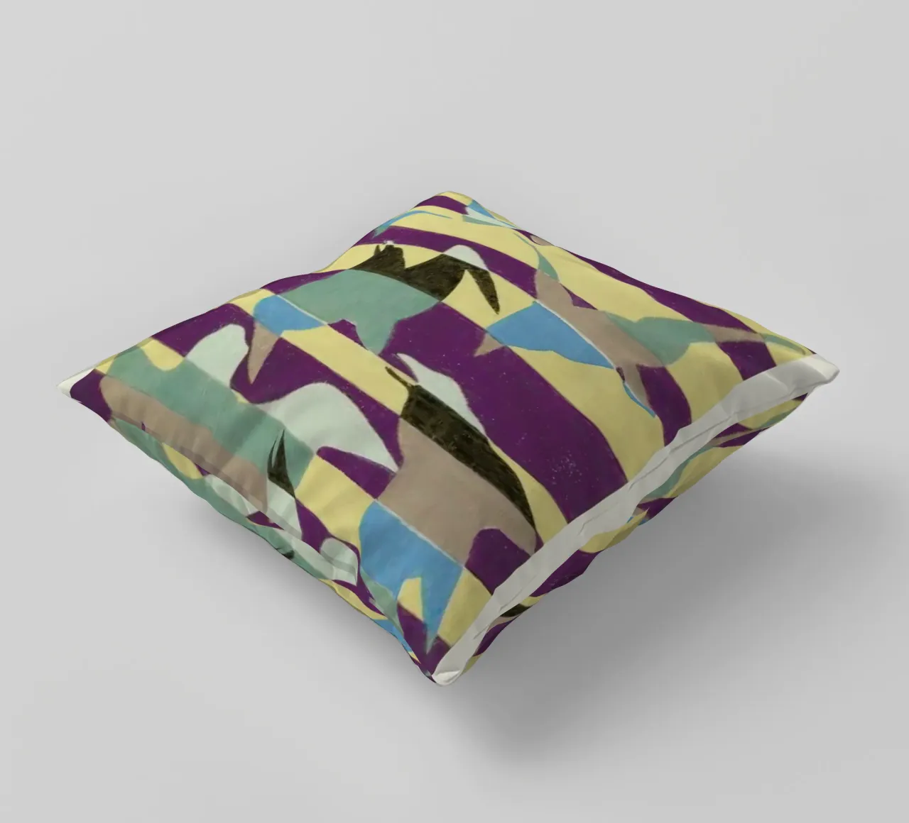 Shin-Bijutsukai - Linear Flight cuscino da Vintage by JUNIQE