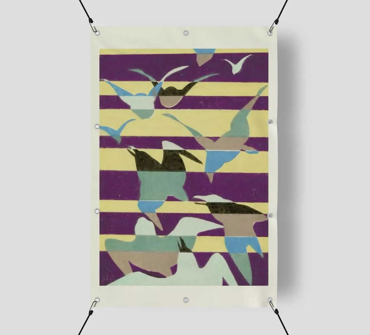 Shin-Bijutsukai - Linear Flight telo in pvc da Vintage by JUNIQE