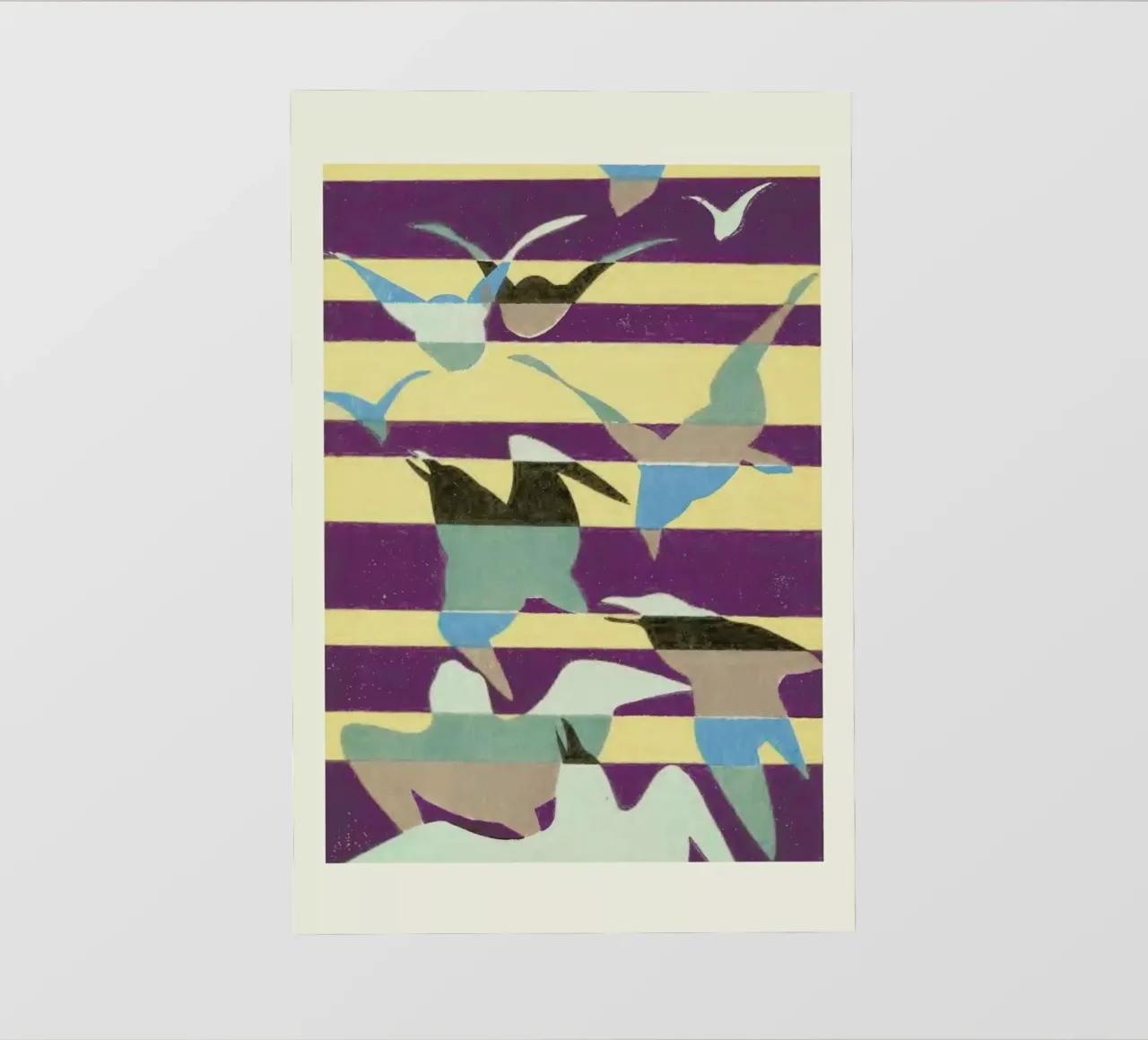 Shin-Bijutsukai - Linear Flight telo in pvc da Vintage by JUNIQE