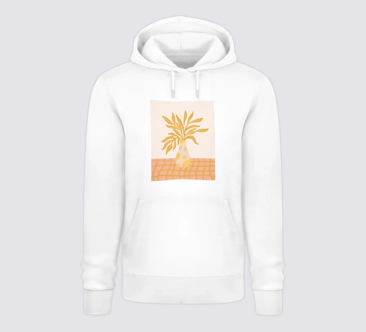 Bright floral vase hoodie by Wackapacka