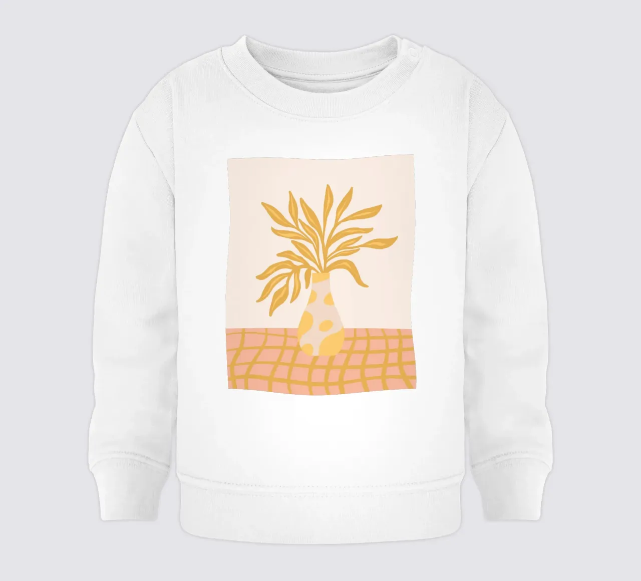 Florero brillante sudadera de bebé de Wackapacka