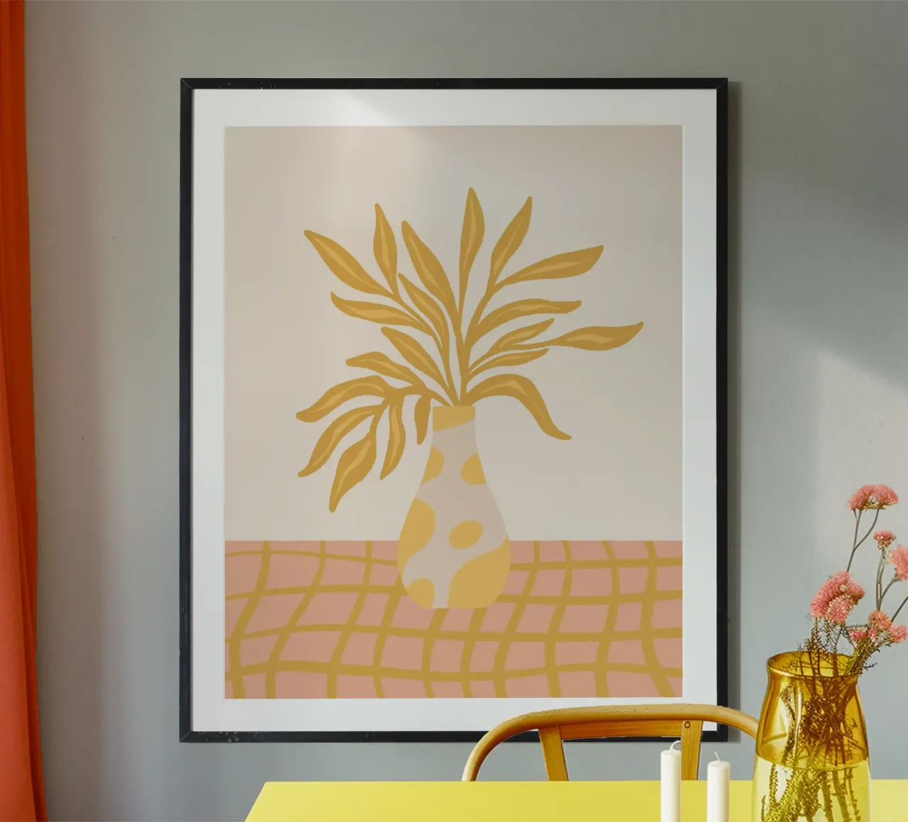 Bright floral vase hahnemühle by Wackapacka