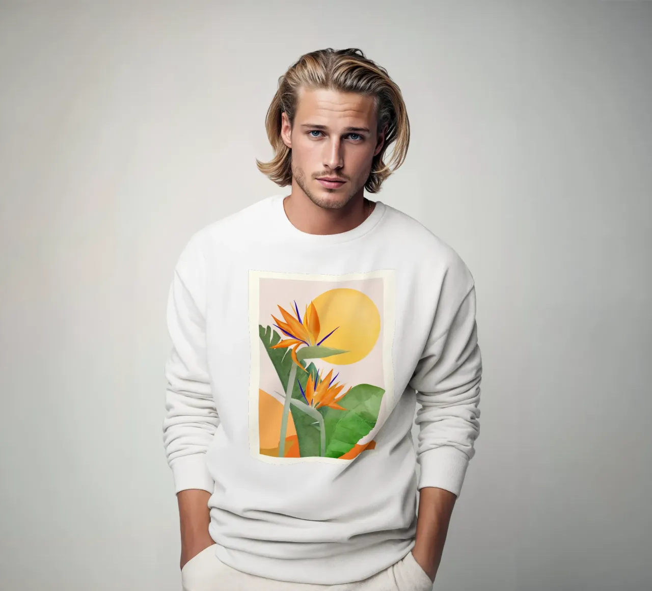 Paradijsvogel 3 sweatshirt van ThingDesign