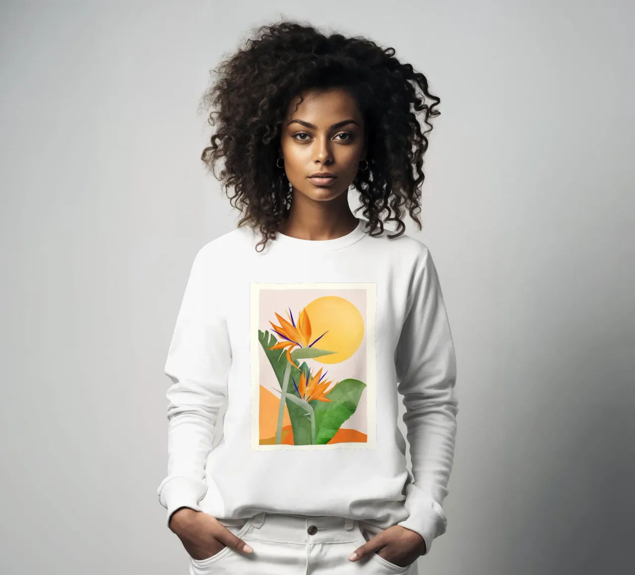 Paradijsvogel 3 sweatshirt van ThingDesign