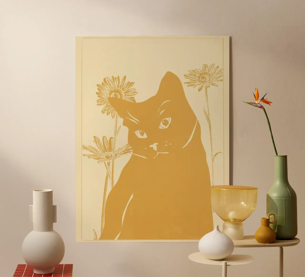 Yellow Cat plexiglass da ThingDesign