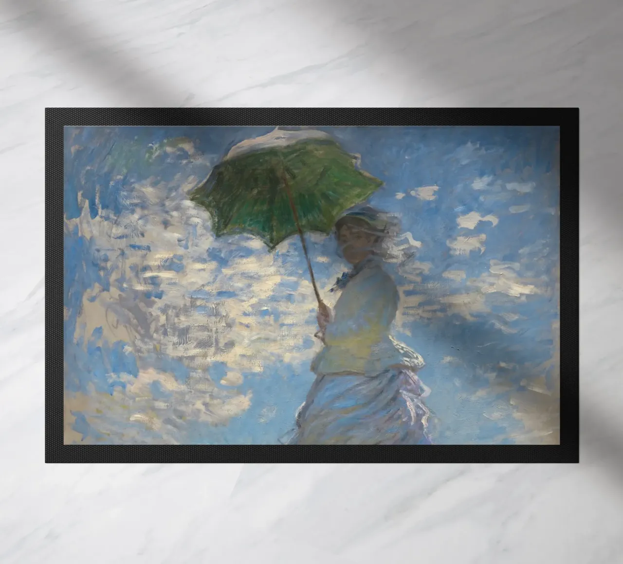 Claude Monet - Donna con ombrellone zerbino da Wirla
