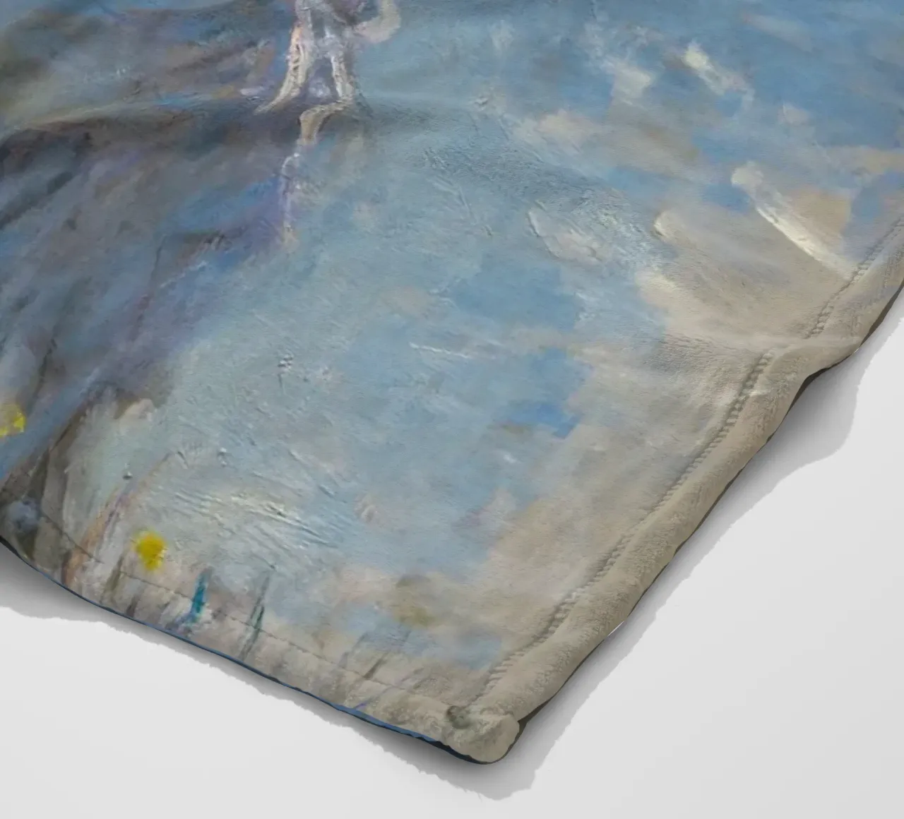 Claude Monet - Donna con ombrellone coperta in pile da Wirla
