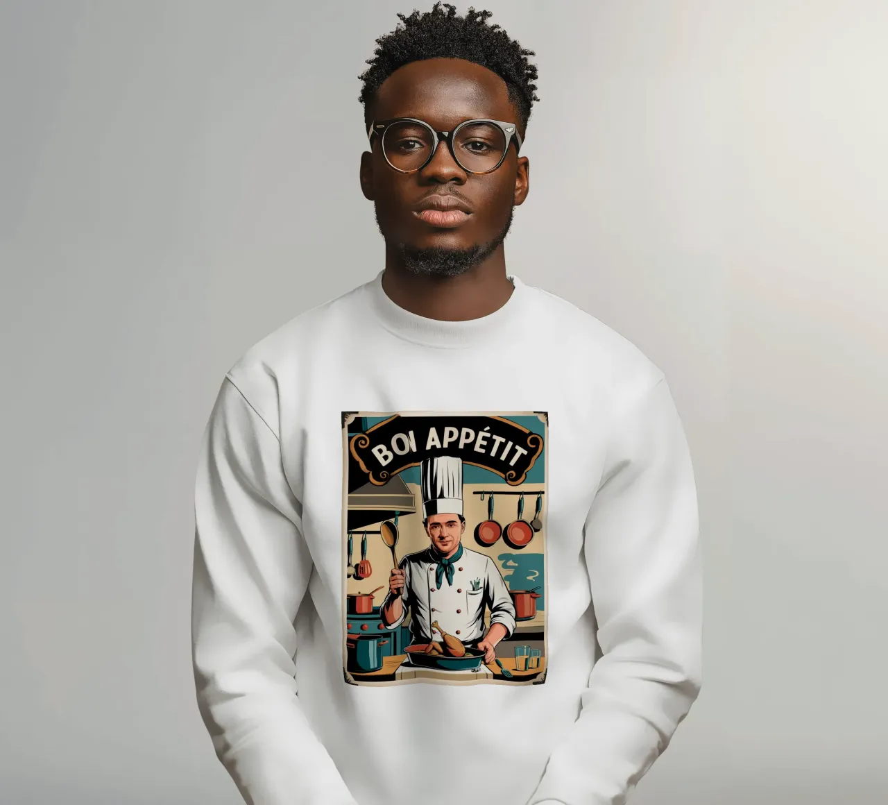 Bon Appetit felpa da Shark Printables